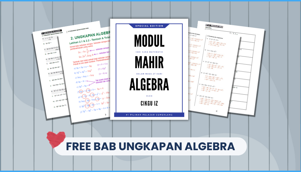 FREE Bab Ungkapan Algebra